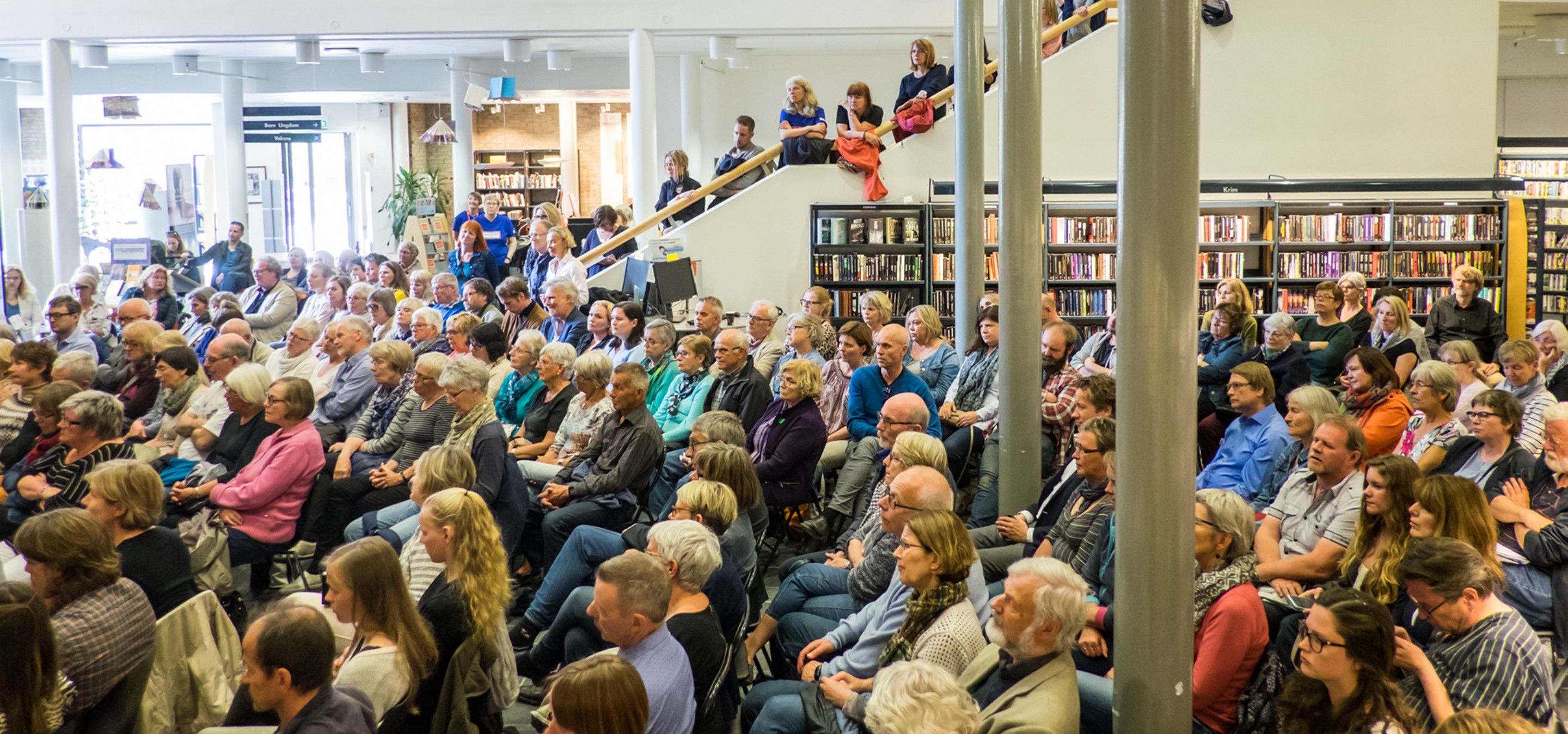 Norsk Litteraturfestival, Samfunn og debatt. Foto Caroline Strømhylden