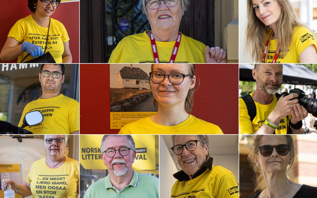 Det gule gullet – møt litteraturfestivalens frivillige!