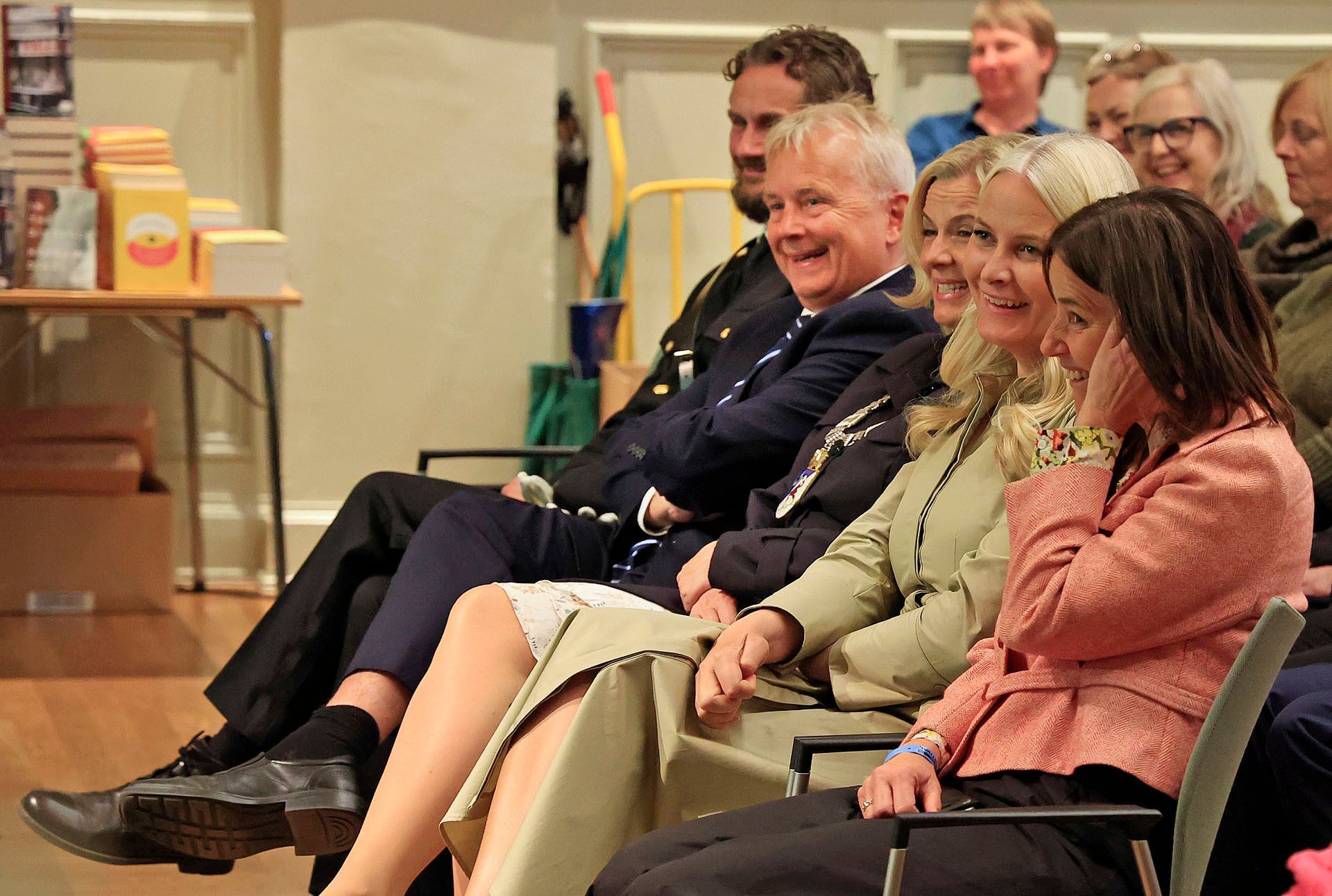 Kronprinsesse Mette-Marit på besøk.